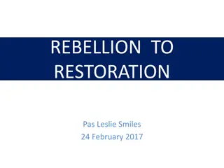 Journey from Rebellion to Restoration: A Biblical Reflection