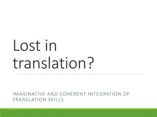 The Art of Translation: Integrating Skills Creatively