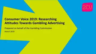 Consumer Voice 2019: Attitudes Towards Gambling Advertising Research