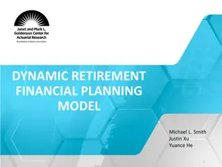 Dynamic Retirement Financial Planning Model and Current Challenges