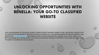 Unlocking Opportunities with Benella: Your Go-To Classified Website