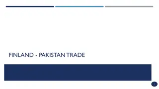 Trade Relations Between Finland and Pakistan: An Economic Overview