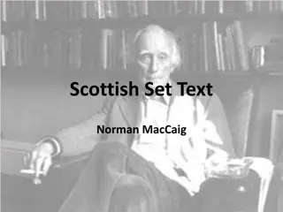 Exploring the Life and Poetry of Norman MacCaig