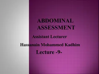 Comprehensive Guide to Abdominal Assessment for Healthcare Professionals