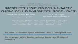 Southern Ocean - Antarctic Chronology and Environmental Proxies (SOACEP) Committee Overview