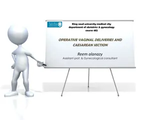 Operative Vaginal Deliveries and Caesarean Section: Indications, Techniques & Complications