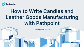 Pathpoint Coverage for Candles and Leather Goods Manufacturing