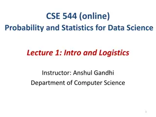 Probability and Statistics for Data Science Course Overview