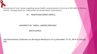 Perceptions of Rural Women on Sexual Health Communication in HIV/AIDS Era