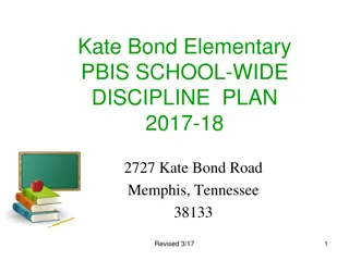 Kate Bond Elementary PBIS School-Wide Discipline Plan