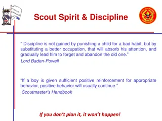 Scout Spirit and Discipline in Scouting