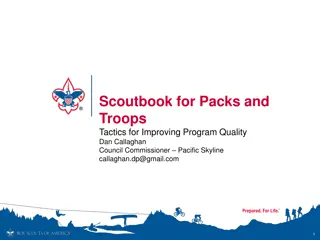 Enhancing Program Quality with Scoutbook for Packs and Troops