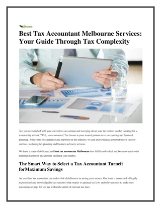 Best Tax Accountant Melbourne Services Your Guide Through Tax Complexity