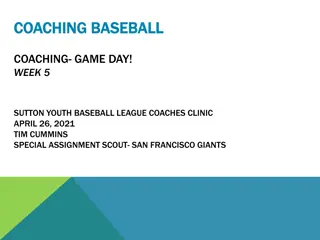 Baseball Coaching Insights and Tips