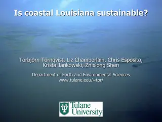 Sustainability Challenges in Coastal Louisiana