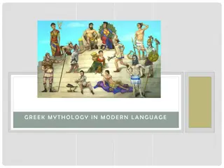 Exploring Greek Mythology in Modern Language