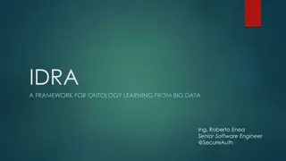 Framework for Ontology Learning from Big Data with IDRA