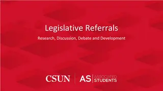 The Process of Legislative Referrals in AS Committees