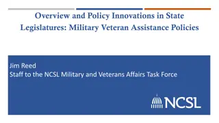 State Legislatures Military Veteran Assistance Policies Overview