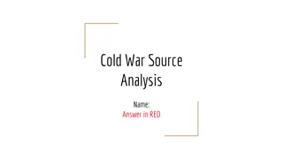 Cold War Historical Events Analysis