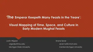 Mapping Time and Culture: Mughal Feasts in Early Modern Era