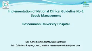 Implementation of Sepsis Management Guidelines at Roscommon University Hospital