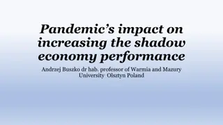 The Impact of Pandemics on the Shadow Economy Performance