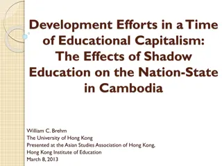 Shadow Education and Educational Capitalism in Cambodia