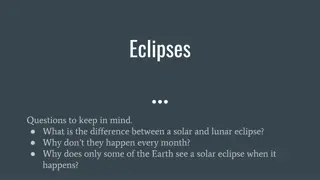 Eclipses: Solar and Lunar Phenomena Explained