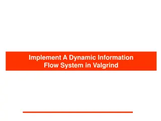 Implementing a Dynamic Information Flow System with Valgrind