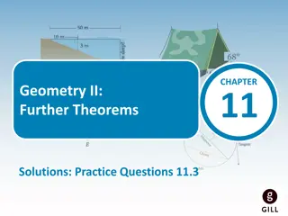 Geometry Practice Questions: Triangles Similarity Theorems