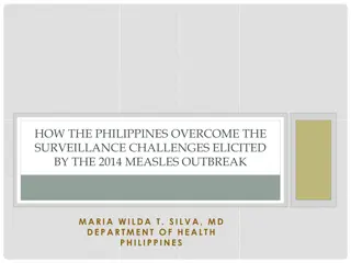 Strategies for Overcoming Surveillance Challenges During the 2014 Measles Outbreak in the Philippines