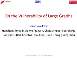 The Vulnerability of Large Graphs in Network Analysis