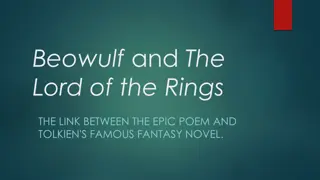 Connection Between Beowulf and The Lord of the Rings: A Comparative Exploration