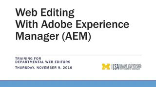 Enhancing Web Editing Skills with Adobe Experience Manager (AEM) Training