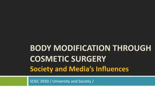 Influence of Society and Media on Body Modification Through Cosmetic Surgery