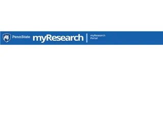 Comprehensive Overview of myResearch Portal for Sponsored Research at ORIS