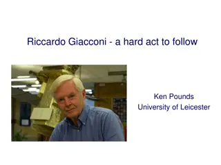 Riccardo Giacconi: An Astounding Journey in Astrophysics