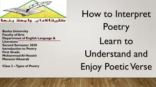 Enjoying Poetry: A Comprehensive Guide