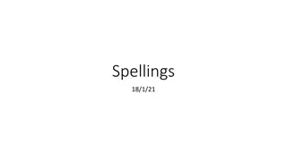 Spelling Practice for Year 3 and Year 4 Students