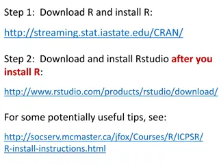 R Installation Guide and Tips