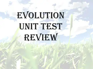 Evolution Unit Test Review - Adaptations and Benefits Matching