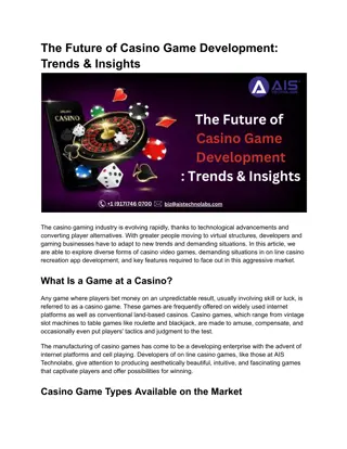 The Future of Casino Game Development_ Trends & Insights