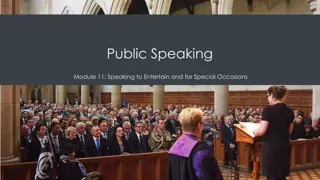 Mastering Public Speaking for Special Occasions