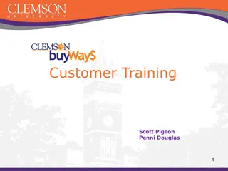 Guide to Clemson University Procurement Services