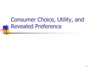 Consumer Choice and Utility Theory