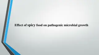 Effects of Spicy Foods on Pathogenic Microbial Growth: A Study on Rosemary and Clove