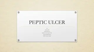 Peptic Ulcers: Causes, Symptoms, and Treatment