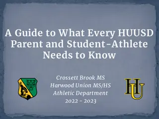 Everything You Need to Know about HUUSD Athletics 2022-2023