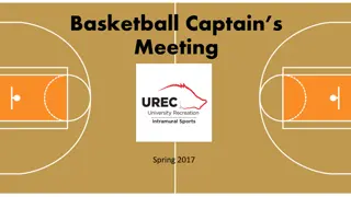 Basketball Captains Meeting: Expectations and Opportunities for Spring 2017